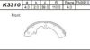 ASIMCO K3310 Brake Shoe Set
